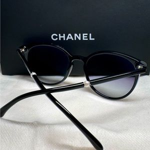 Chanel round sunglassses. Size is small (53), non-polarized, new without tags